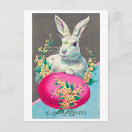 Vintag Ostern Blume Postkarte