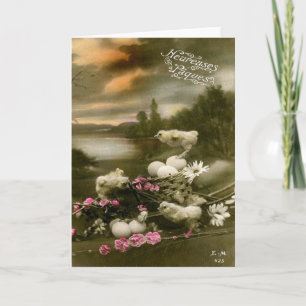 Vintag Ostern Feiertagskarte