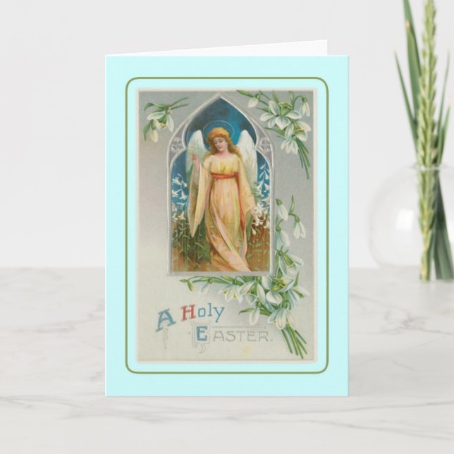 Vintag Ostern Feiertagskarte (Vorderseite)