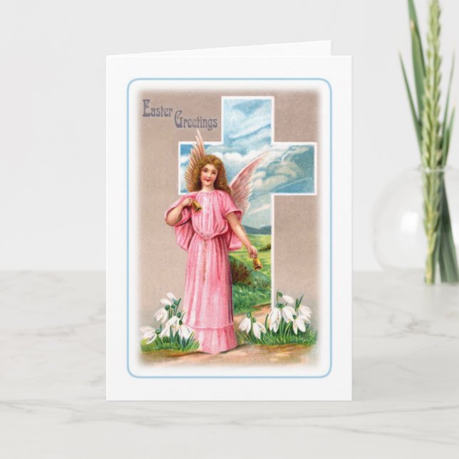 Vintag Ostern Feiertagskarte (Vorderseite)