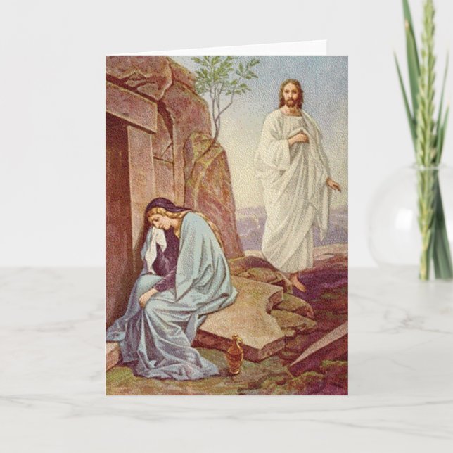 Vintag: Ostern - Feiertagskarte (Vorderseite)