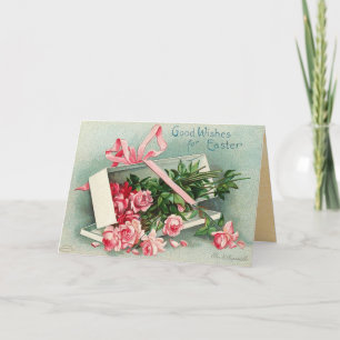 Vintag Ostern Feiertagskarte