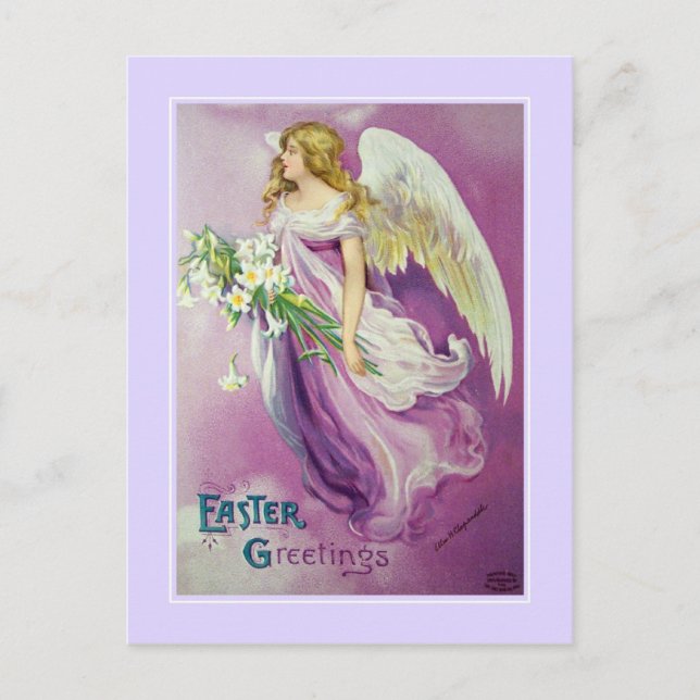 Vintag Ostern Feiertagspostkarte (Vorderseite)