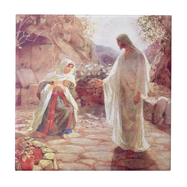 Vintag: Ostern - Fliese (Vorderseite)