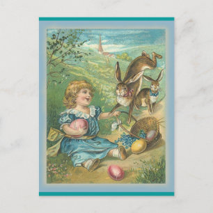 Vintag Ostern - Kunst - Postkarte