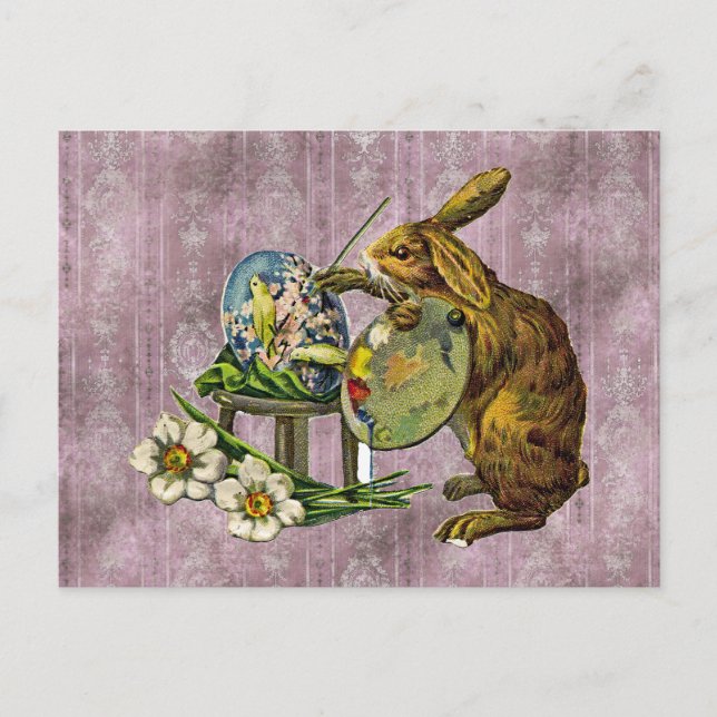 Vintag Ostern Postkarte (Vorderseite)