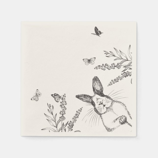 Vintag Ostern Serviette (Vorderseite)