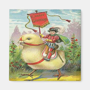 Vintag Osterreise mit einem Riesenjungen, ZSSG Magnet