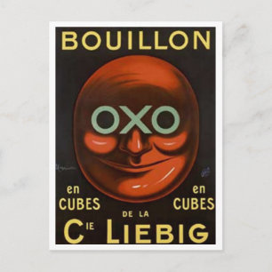 Vintag OXO Buillion Ad - Cie Liebig Postkarte