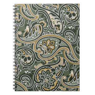 Vintag Paisley orientalisches Muster Nahtlos p Notizblock
