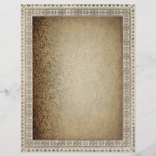 Vintag Paisley Paper Letterhead
