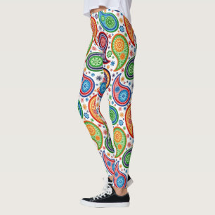 Vintag Paisley Pattern Leggings