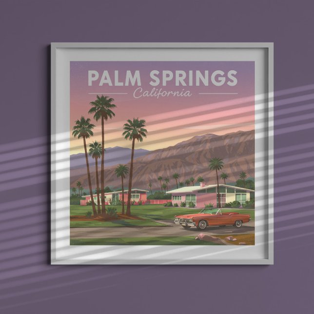 Vintag Palm Springs California Poster (Von Creator hochgeladen)