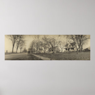 Vintag Panorama W Lakeshore Dr. - Insel Kelleys Poster