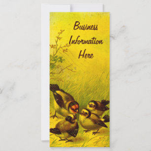 Vintag Panted Sparrows 2012 Calendar-Lesezeichen