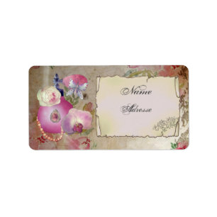 Vintag Parfüm Adressaufkleber