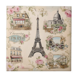 Vintag Paris Fliese
