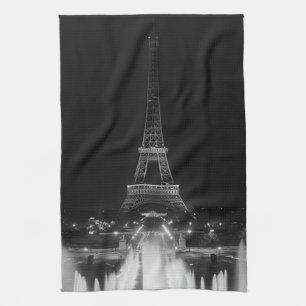 Vintag Paris Fontains Tower Eiffel Geschirrtuch