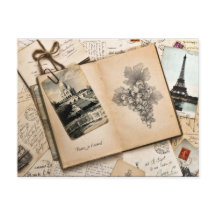 Vintag Paris Frankreich Erinnerungen