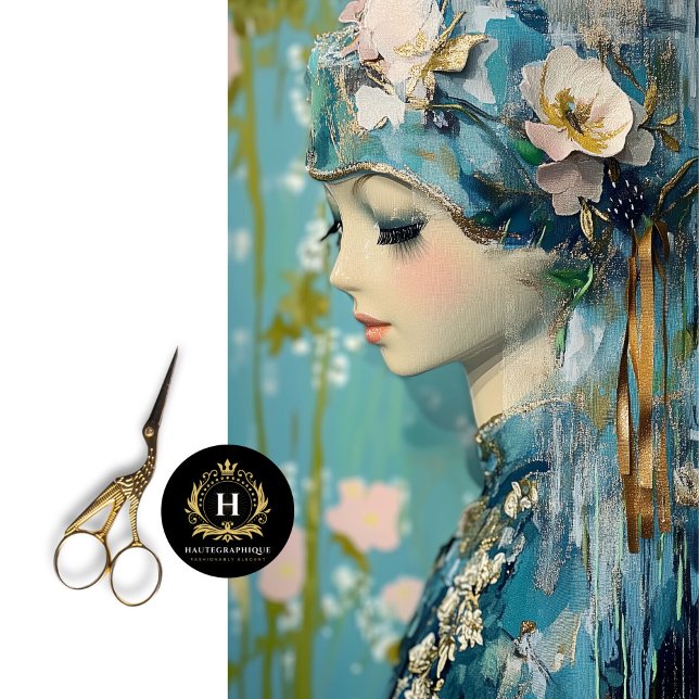 Vintag Paris Frankreich Mannequin Fashion Decoupag Seidenpapier (Von Creator hochgeladen)