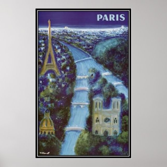Vintag Paris, Frankreich - Poster (Vorne)