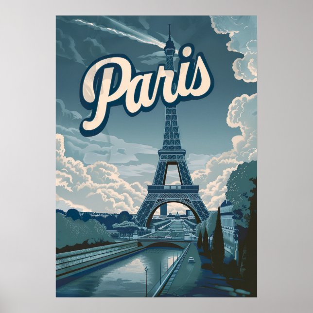 Vintag Paris - Frankreich Poster (Vorne)