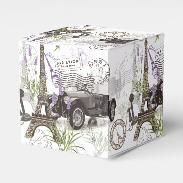 Vintag Paris Geschenkschachtel (Vorderseite)