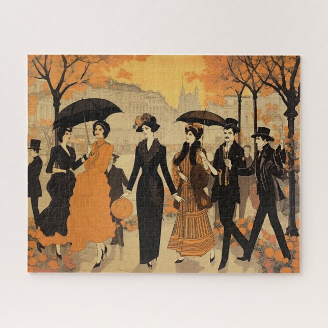 Vintag Paris Puzzle (Horizontal)