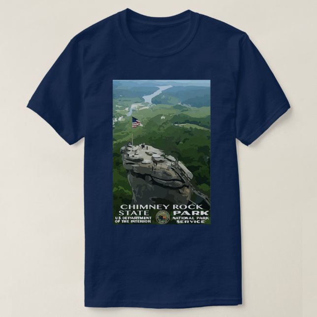 Vintag Parks Chimney Rock T-Shirt (Design vorne)