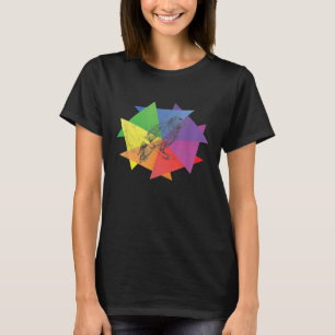 Vintag Parrot Lover Retro Tropical Bird Silhouett T-Shirt