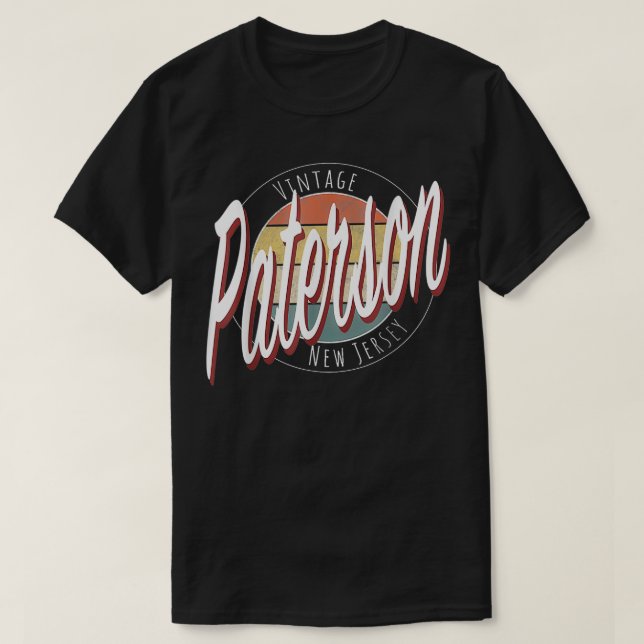 Vintag Paterson New Jersey T-Shirt (Design vorne)