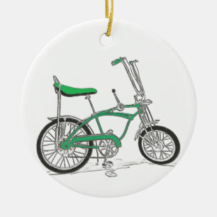 Vintag Pea Picker Ray Ray Bike Bicycle Keramik Ornament