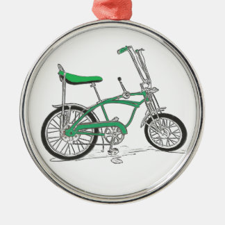 Vintag Pea Picker Ray Ray Bike Bicycle Silbernes Ornament