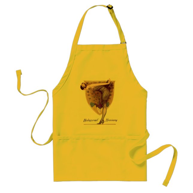 Vintag Peacock Woman Flapper Hübsch Schürze (Vorne)