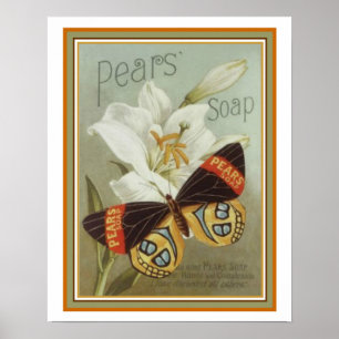 Vintag Pears Soap Ad Poster 16 x 20