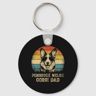 Vintag Pembroke Welsh Corgi Vater Dog Liebhaber Va Schlüsselanhänger