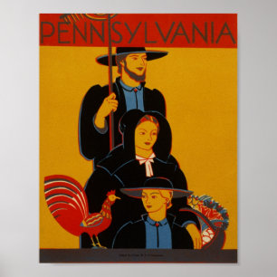 Vintag Pennsylvania Poster