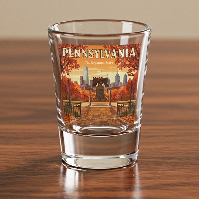 Vintag Pennsylvania Schnapsglas (Von Creator hochgeladen)