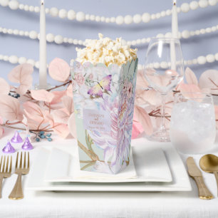 Vintag Peony Wedding Popcorn Geschenkschachtel