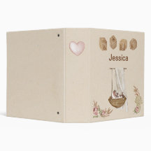 Vintag Personalisierter Baby-Binder