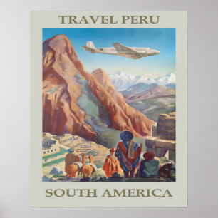 Vintag Peru ?Travel Poster