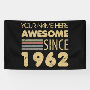 Vintag Phantastisch 1962 60. Geburtstag Banner
