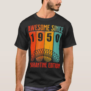 Vintag Phantastisch seit 1950 Geburtstag 70 Quaran T-Shirt