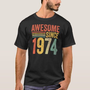 Vintag Phantastisch seit 1974 48. Geburtstag Retro T-Shirt