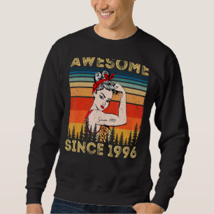 Vintag Phantastisch seit 1996 Geburtstagsfrau Leop Sweatshirt