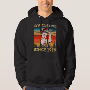 Vintag Phantastisch seit 1999 Geburtstagsfrau Leop Hoodie