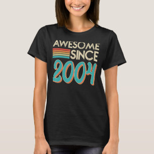 Vintag Phantastisch seit 2004 19 Jahre alt Geburts T-Shirt