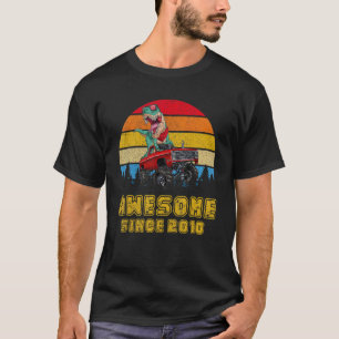 Vintag Phantastisch seit 2010 Rex Monster Truck 12 T-Shirt