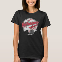Vintag Philadelphia Skyline Retro Philly Cityscap