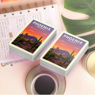 Vintag Phoenix Arizona Spielkarten
